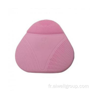 Brosse de visage en silicone nettoyant la peau claire